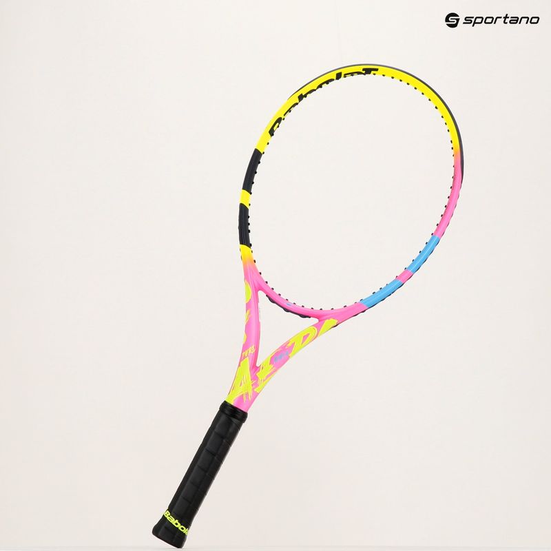 Rakieta tenisowa Babolat Pure Aero Rafa 2gen yellow/pink/blue 19