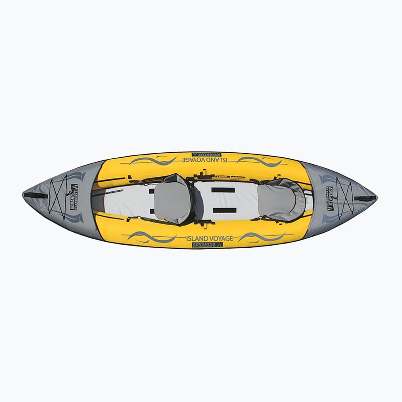 Kajak pompowany 2-osobowy Advanced Elements Island Voyager 2 340 cm yellow/grey 2