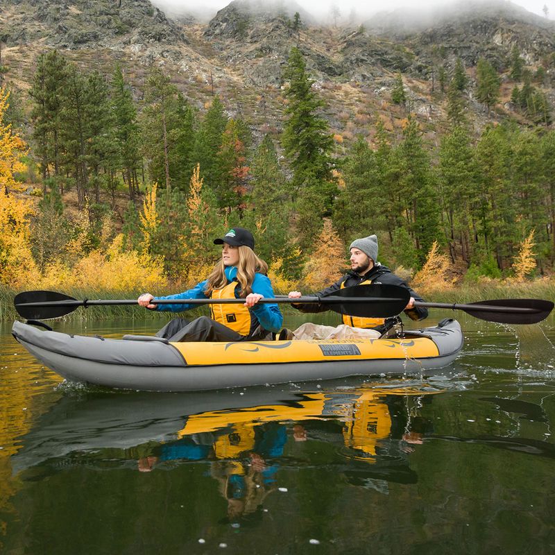 Kajak pompowany 2-osobowy Advanced Elements Island Voyager 2 340 cm yellow/grey 5