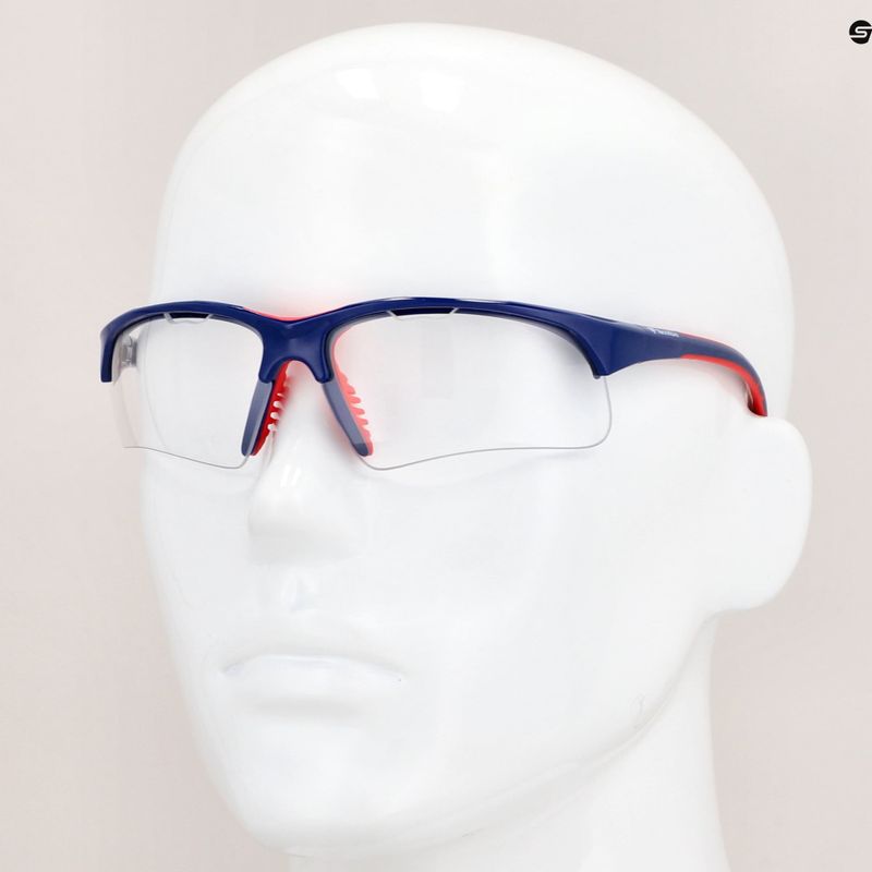 Okulary do squasha Tecnifibre Lunettes Aquash blue/red 7