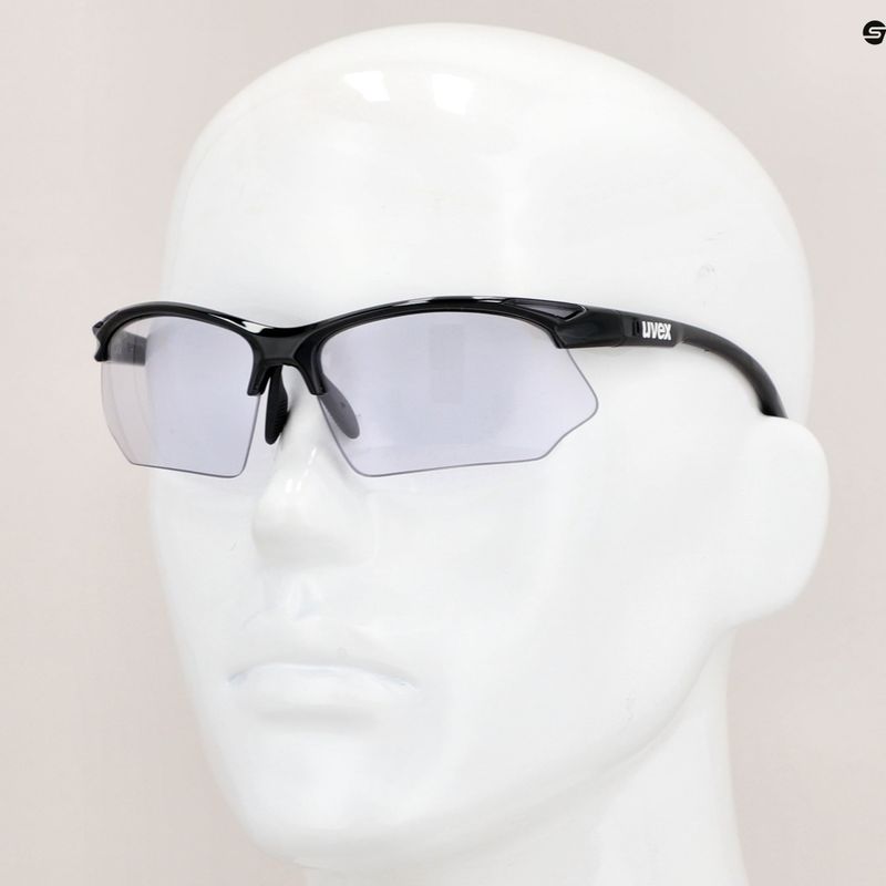 Okulary przeciwsłoneczne UVEX Sportstyle 802 V  black/variomatic smoke 7