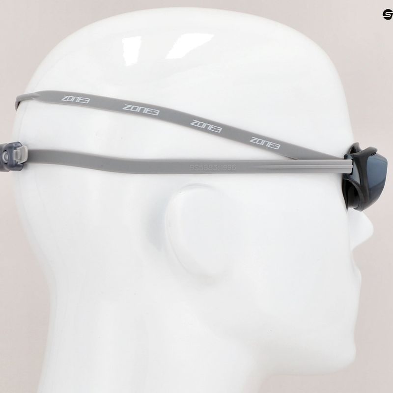 Okulary do pływania ZONE3 Aspect silver mirror/smoke/black 7