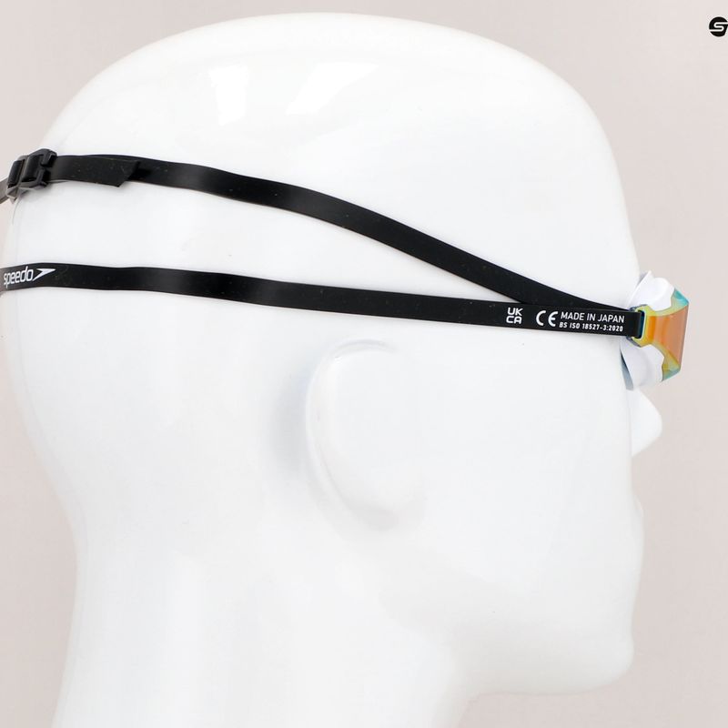Okulary do pływania Speedo Fastskin Speedsocket 2 Mirror black/white/fire gold 7