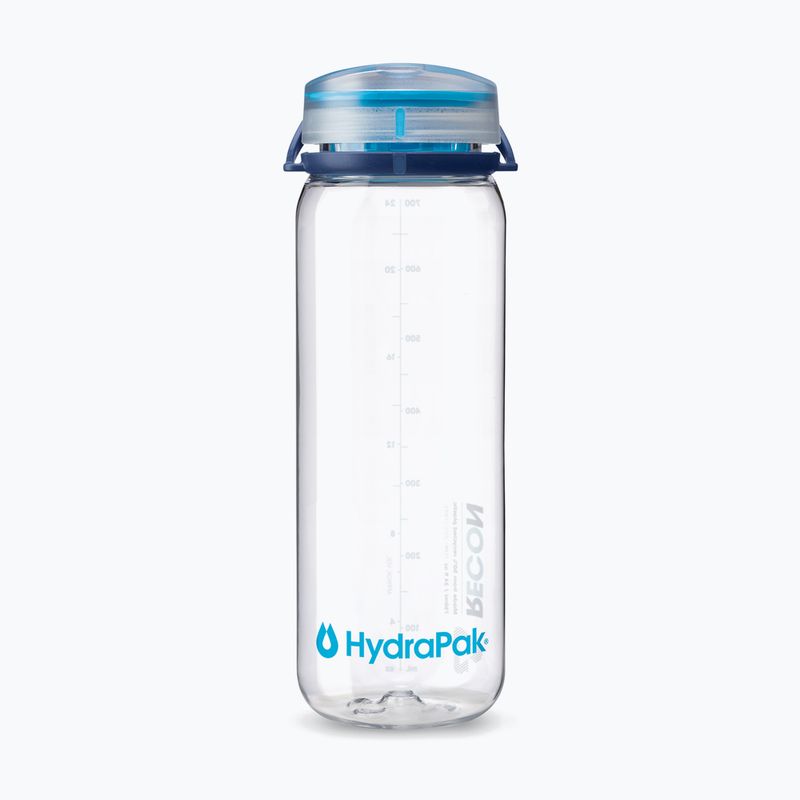 Butelka turystyczna HydraPak Recon 750 ml clear/navy cyan