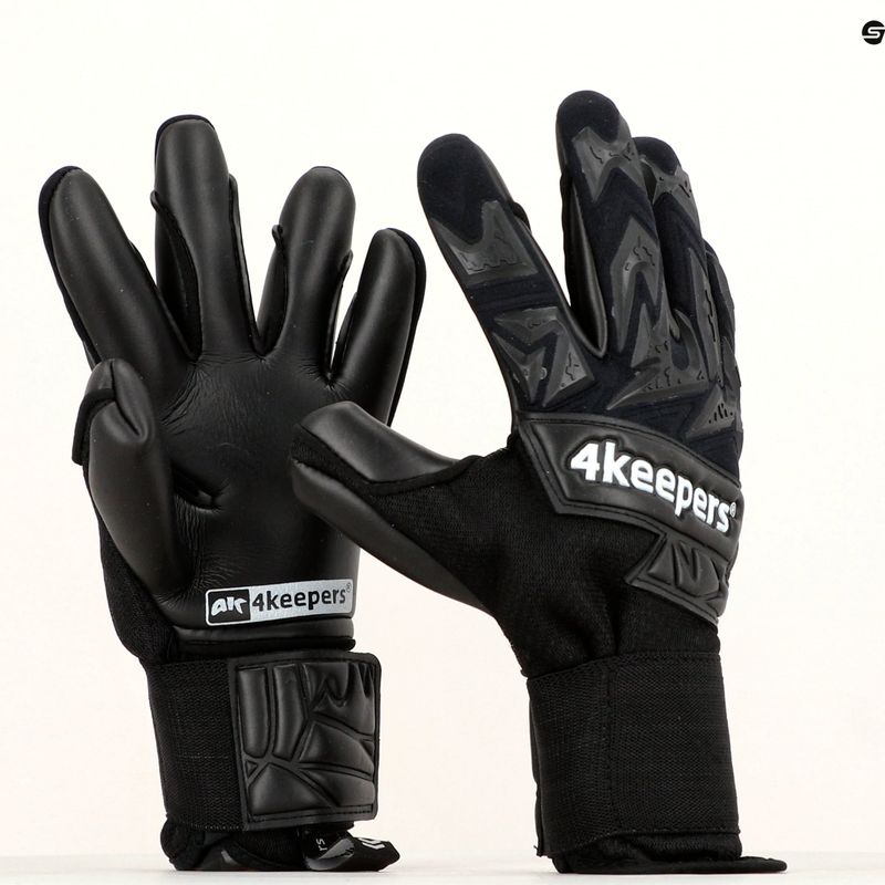 Rękawice bramkarskie 4keepers Equip Panter NC czarny 8
