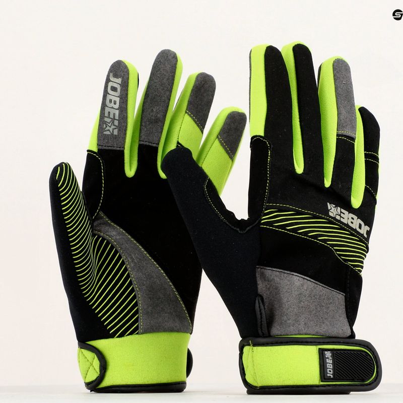 Rękawiczki do wakeboardu męskie JOBE Suction black/green 8