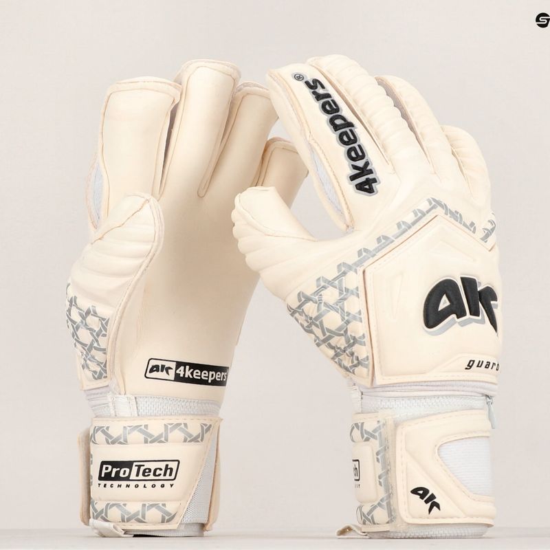 Rękawice bramkarskie 4keepers Guard Classic MF biały/czarny 5