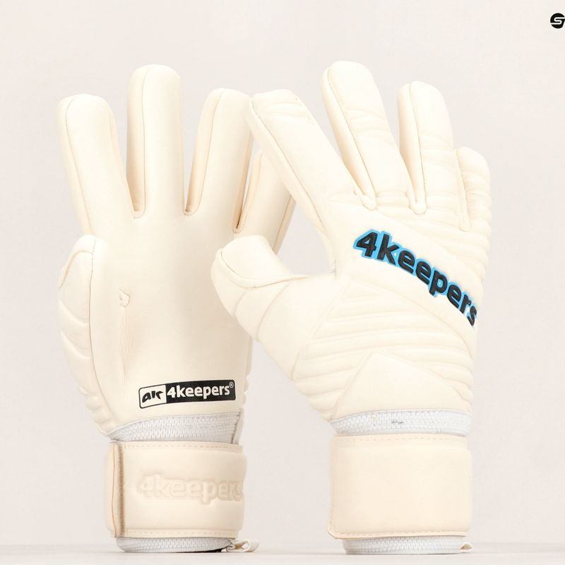 Rękawice bramkarskie 4keepers Retro IV NC biały 11