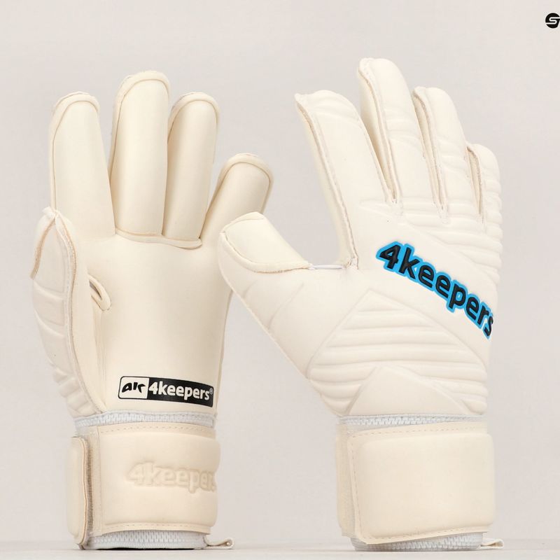 Rękawice bramkarskie dziecięce 4keepers Retro IV RF biały 11