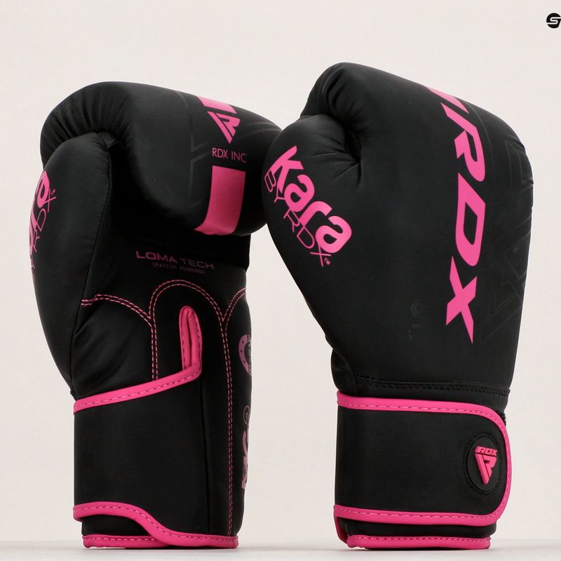 Rękawice bokserskie RDX F6 matte pink 9