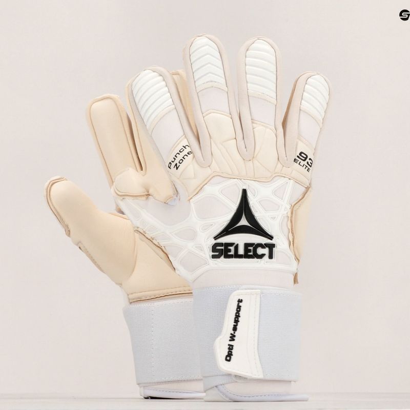 Rękawice bramkarskie SELECT 93 Elite V21 białe 500060 6