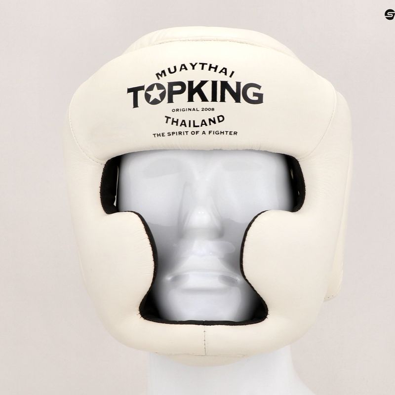 Kask bokserski Top King Full Coverage white 6