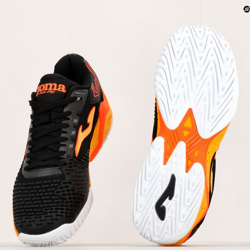 Buty do tenisa męskie Joma Ace T black/orange 17