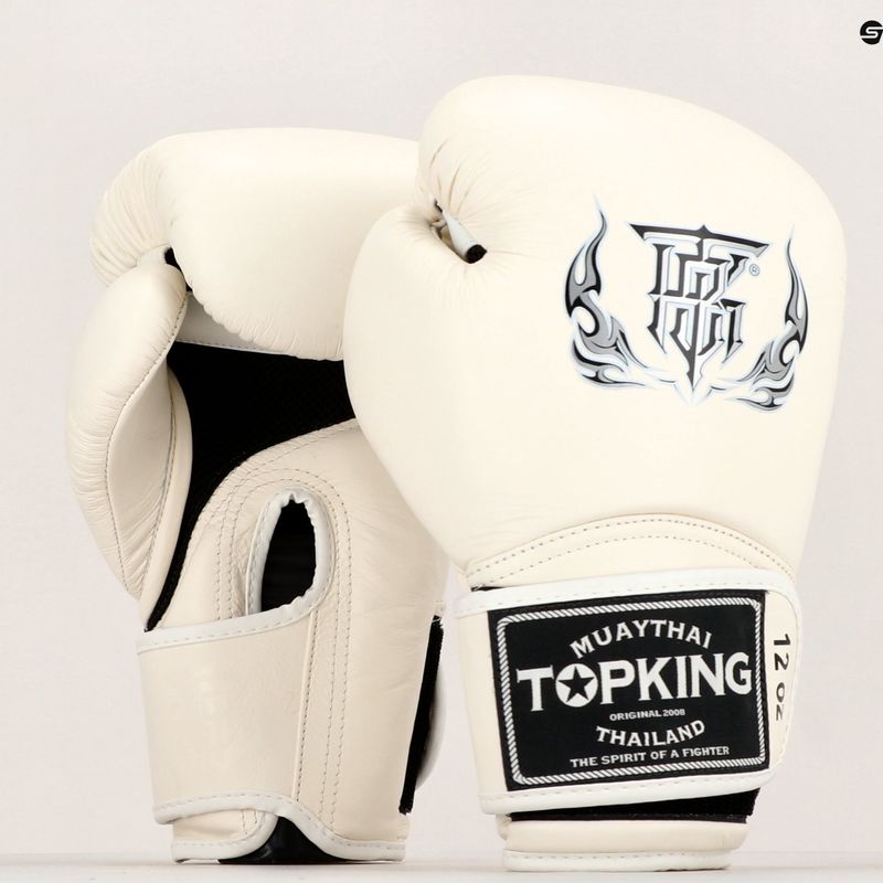 Rękawice bokserskie Top King Muay Thai Super Air white 6