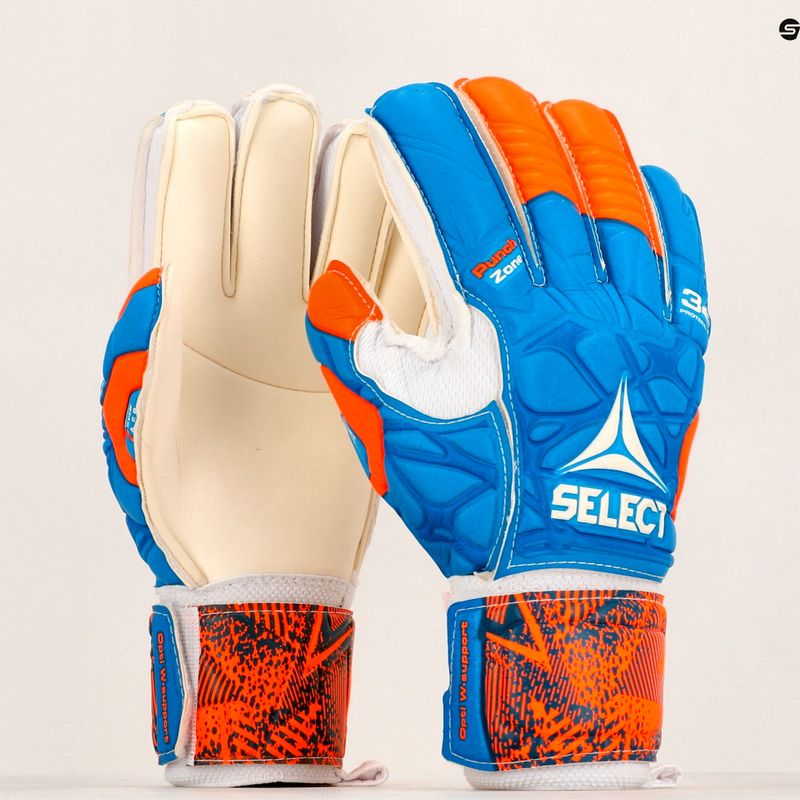 Rękawice bramkarskie SELECT 34 Protection 2019 niebiesko-białe 500046 6