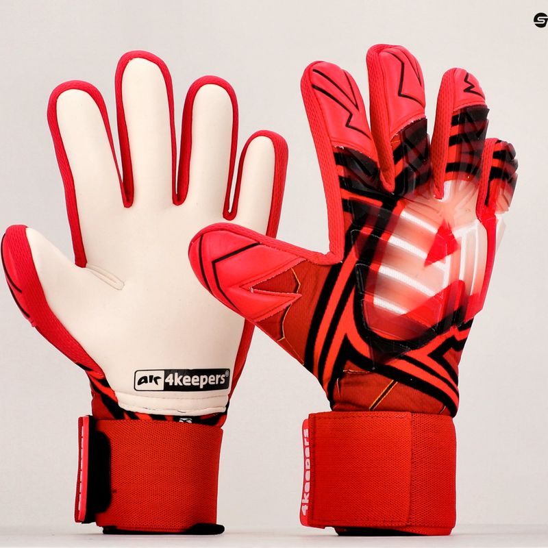 Rękawice bramkarskie 4keepers Evo Vera NC czerwony/czarny/biały 4