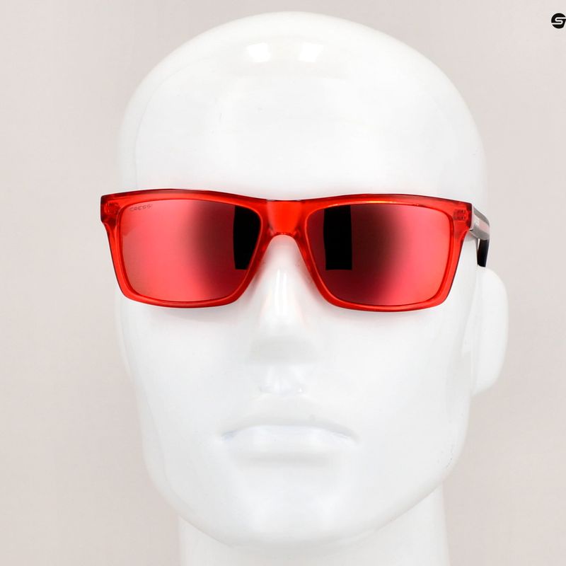 Okulary przeciwsłoneczne Cressi Rio red/red mirrored 7