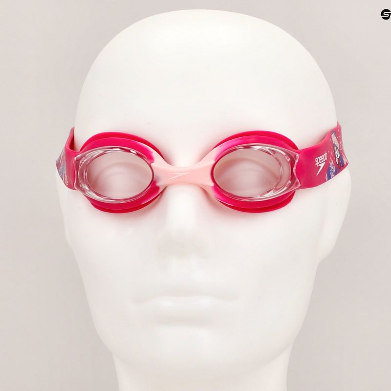 Okulary do pływania dziecięce Speedo Illusion blossom/electric pink/clear 12
