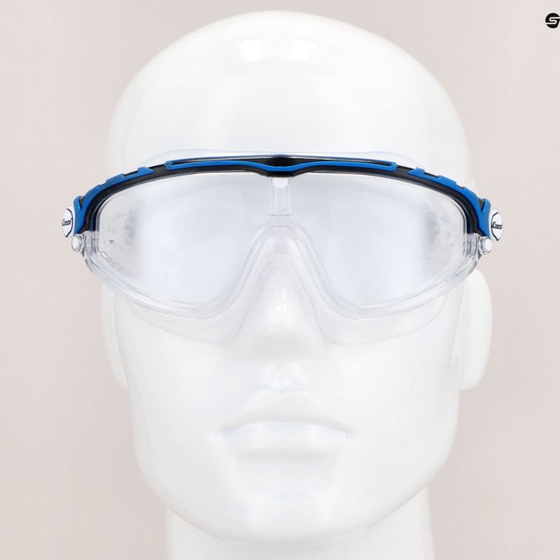 Maska do pływania Cressi Skylight clear/black/blue 8