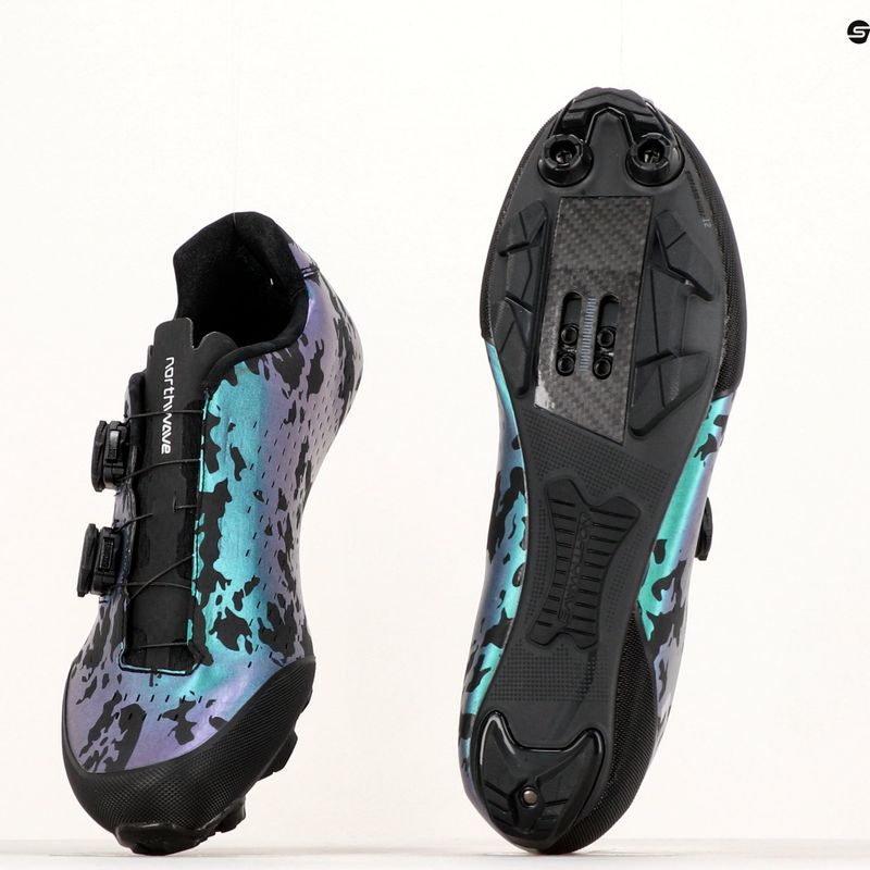 Buty rowerowe MTB męskie Northwave Rebel 3 iridescent 9