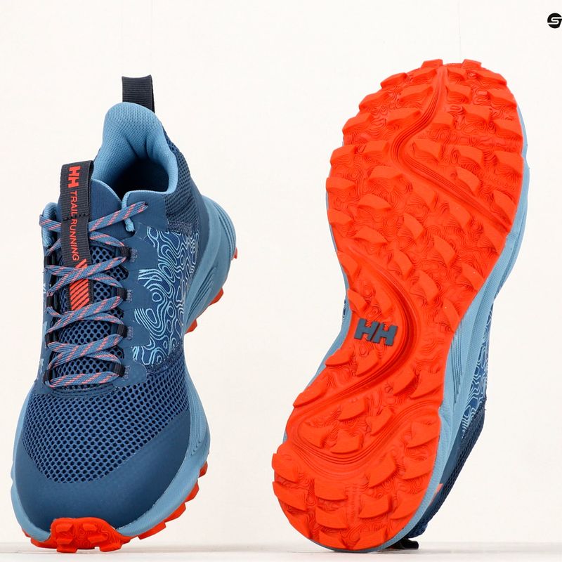 Buty do biegania męskie Helly Hansen Featherswift Trail deep steel/patrol orange 18