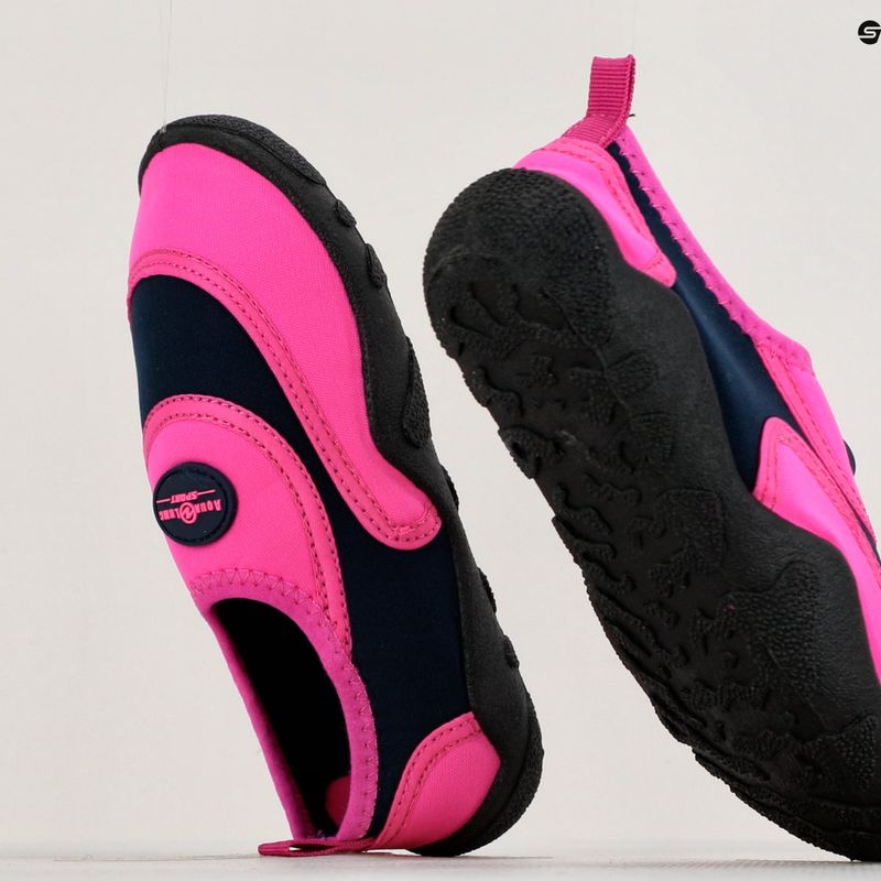 Buty do wody dziecięce Aqualung Beachwalker pink/navy blue 11