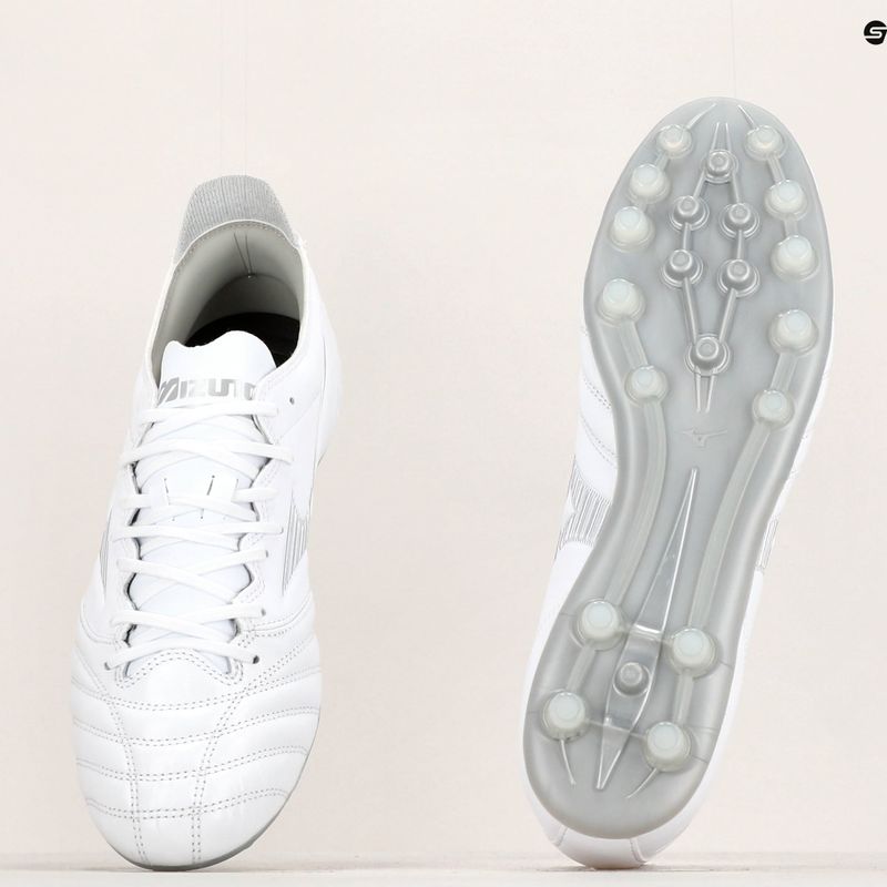 Buty piłkarskie Mizuno Morelia Neo III Pro AG białe P1GA238404 11