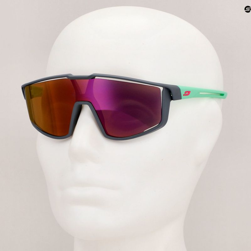 Okulary przeciwsłoneczne dziecięce Julbo Fury S Spectron matt gray/mint/pink flash 8