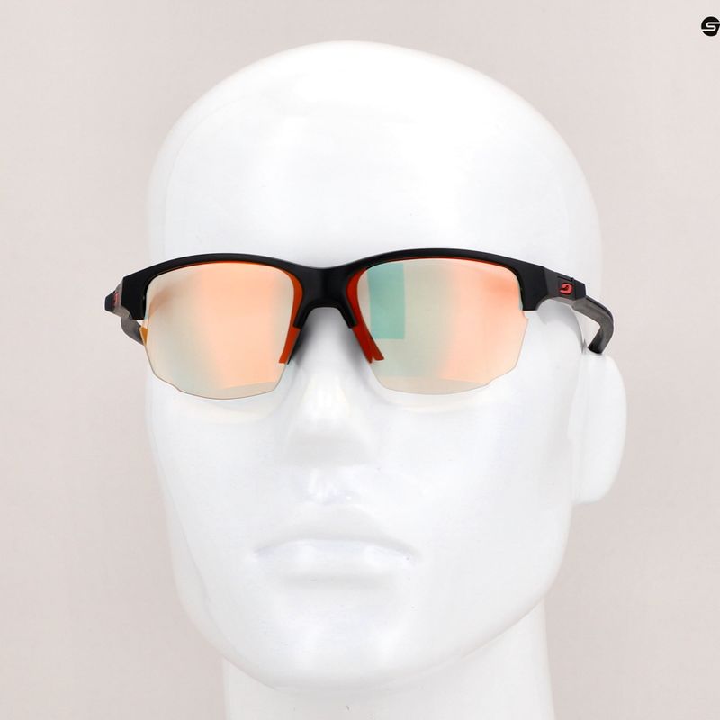 Okulary przeciwsłoneczne Julbo Split Reactiv Light Amplifier matt black/red 11
