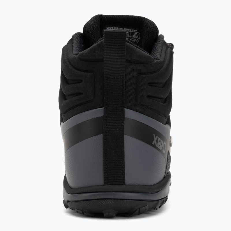 Buty barefoot Xero Shoes Scrambler Mid II WP black/asphalt 6