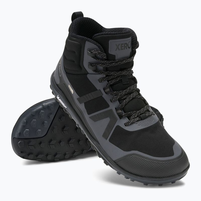 Buty barefoot Xero Shoes Scrambler Mid II WP black/asphalt 8