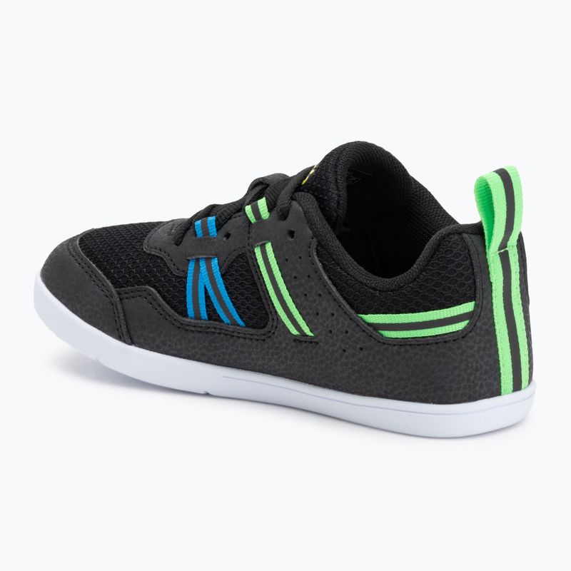 Buty barefoot dziecięce Xero Shoes Prio black/ lime 3