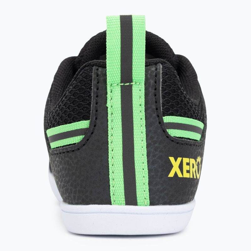 Buty barefoot dziecięce Xero Shoes Prio black/ lime 6