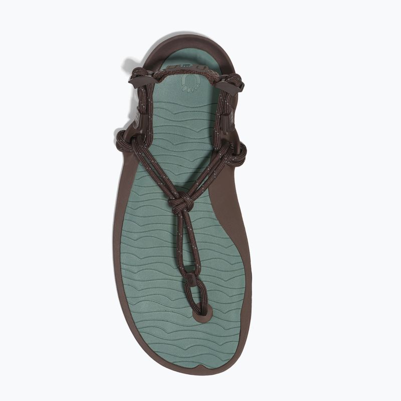 Sandały barefoot męskie Xero Shoes Aqua Cloud java/brown/dark/forest 5