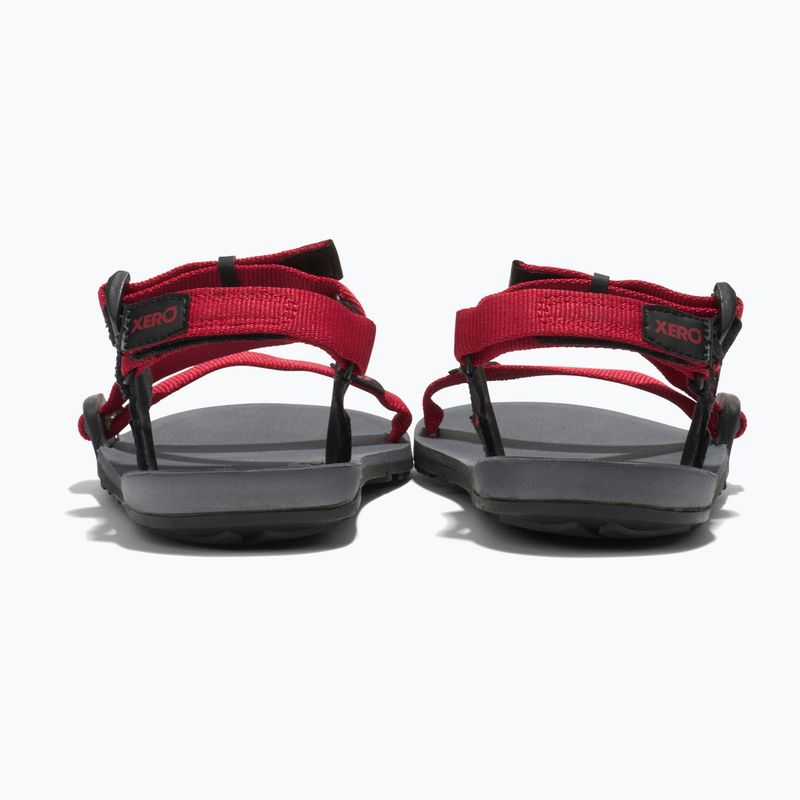 Sandały barefoot dziecięce Xero Shoes Z-Trail charcoal/red pepper 4