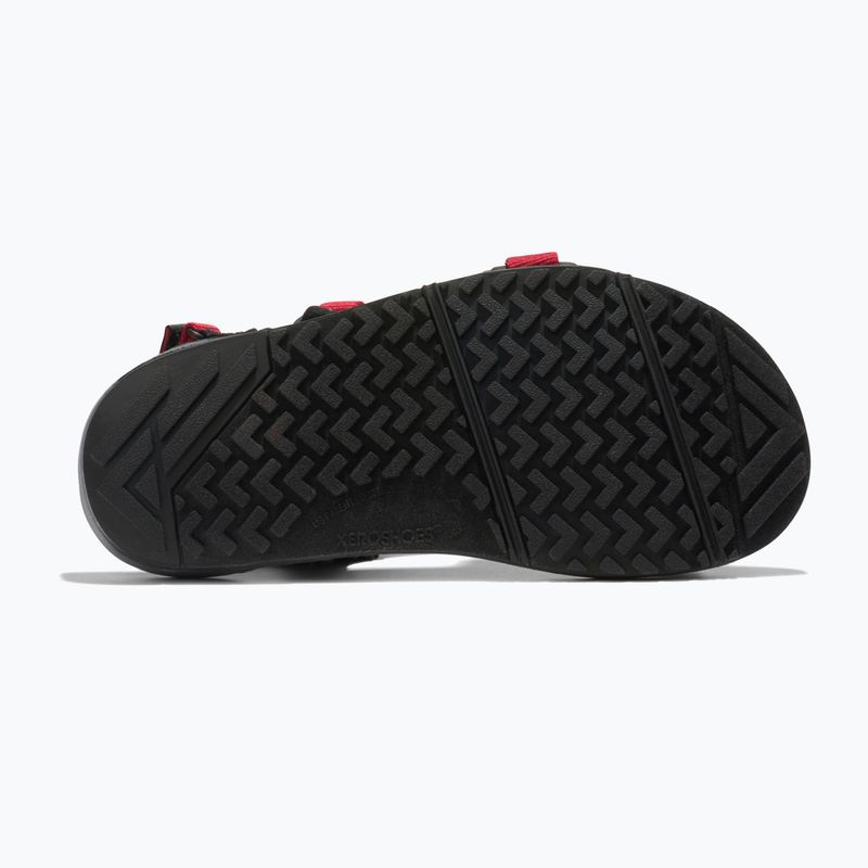 Sandały barefoot dziecięce Xero Shoes Z-Trail charcoal/red pepper 6