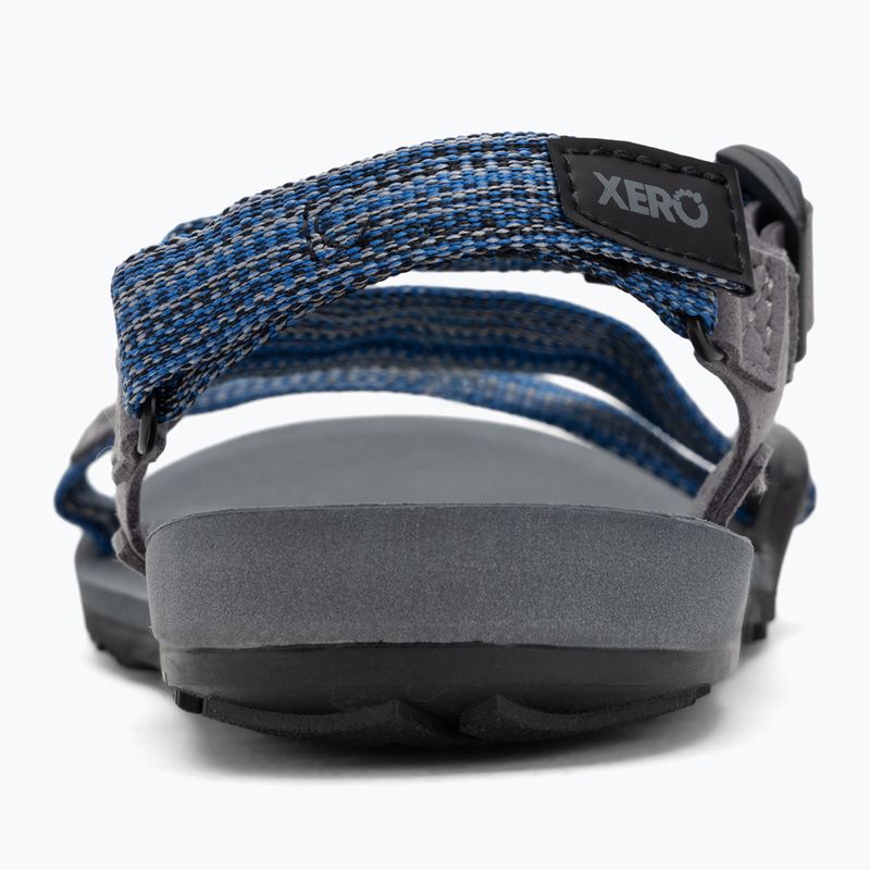 Sandały barefoot dziecięce Xero Shoes Z-Trail charcoal/multi/blue 5