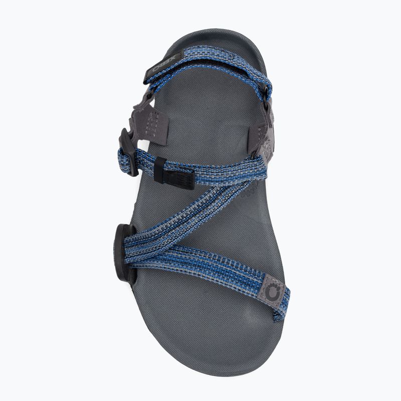 Sandały barefoot dziecięce Xero Shoes Z-Trail charcoal/multi/blue 6