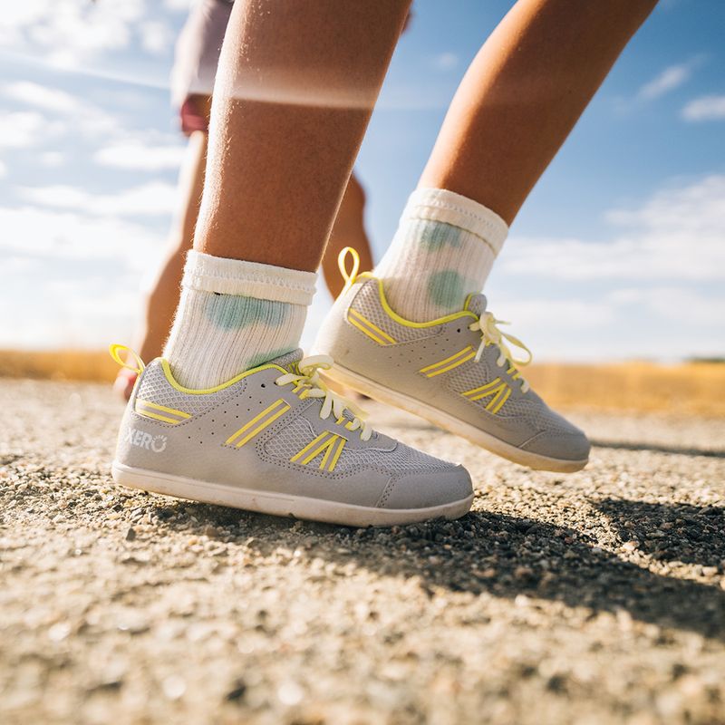 Buty barefoot dziecięce Xero Shoes Prio lunar rock/sunny lime 7