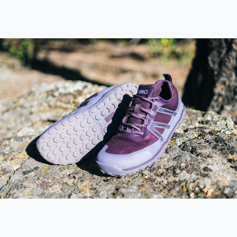Buty barefoot damskie Xero Shoes Scrambler Trail Low WP Plum perfect/sage purple 14