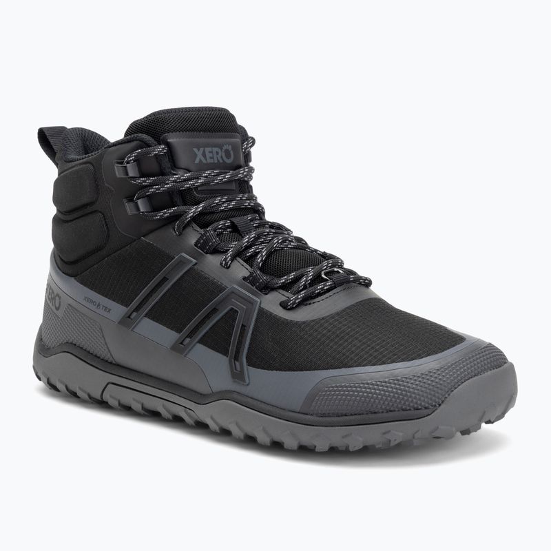 Buty barefoot męskie Xero Shoes Scrambler Trail Mid WP black/asphalt