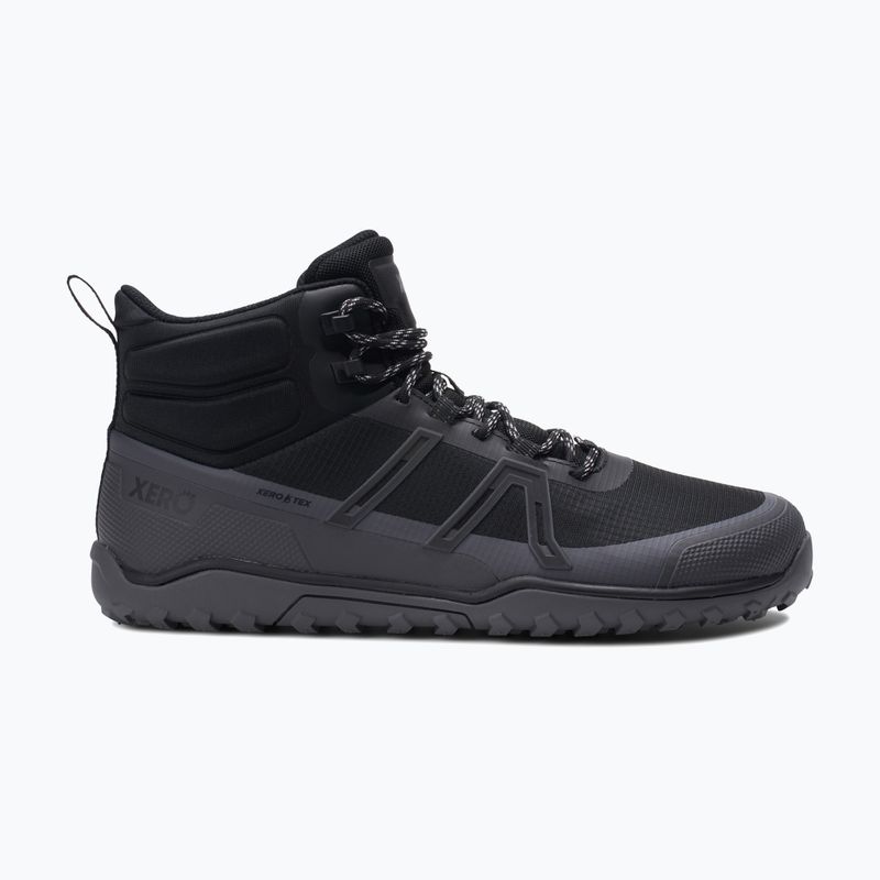 Buty berefoot męskie Xero Shoes Scrambler Trail Mid WP black/asphalt 8