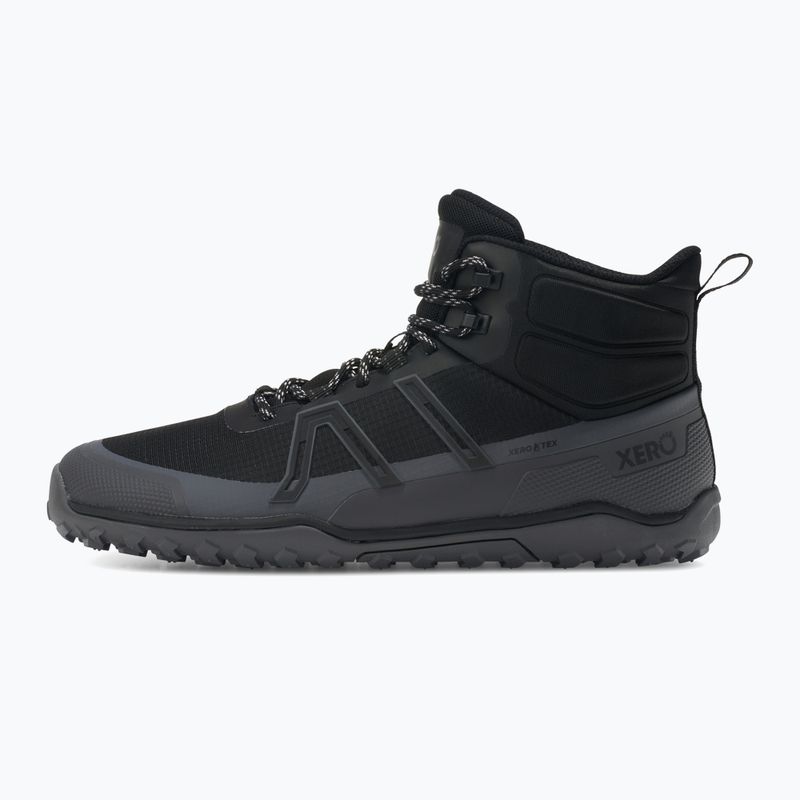 Buty berefoot męskie Xero Shoes Scrambler Trail Mid WP black/asphalt 9