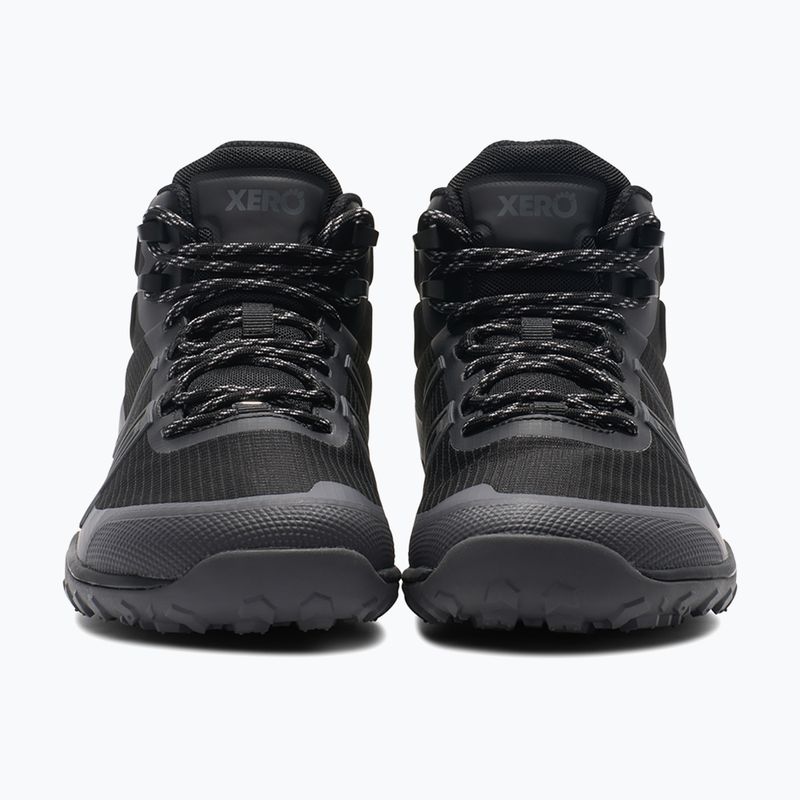 Buty berefoot męskie Xero Shoes Scrambler Trail Mid WP black/asphalt 10