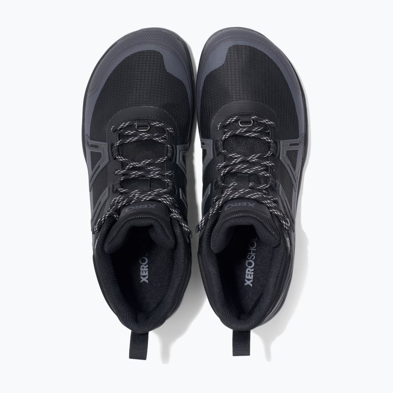 Buty berefoot męskie Xero Shoes Scrambler Trail Mid WP black/asphalt 12