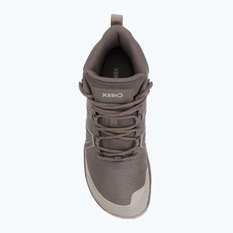 Buty barefoot męskie Xero Shoes Scrambler Trail Mid WP morel/pure/cashmere 5