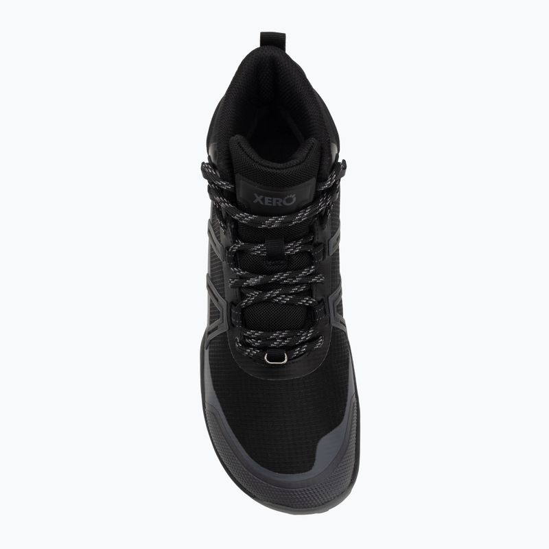 Buty barefoot damskie Xero Shoes Scrambler Trail Mid WP black/asphalt 5