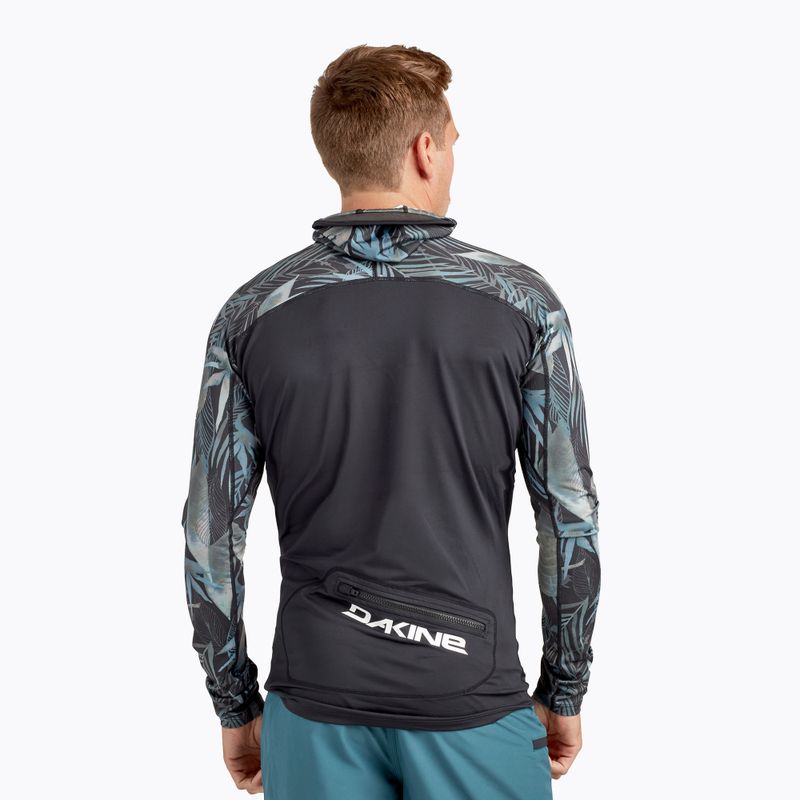 Longsleeve do pływania męski Dakine Hd Snug Fit Rashguard Hoodie nahele print 2