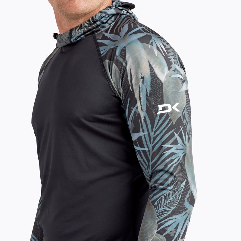 Longsleeve do pływania męski Dakine Hd Snug Fit Rashguard Hoodie nahele print 4