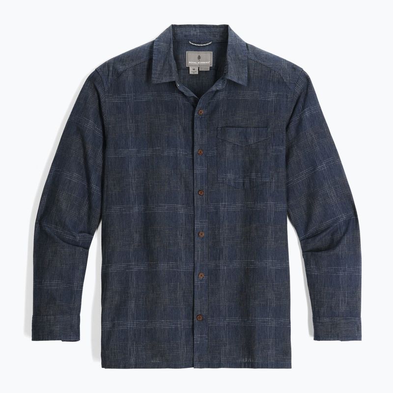 Koszula męska Royal Robbins Hempline Spaced collins blue 4